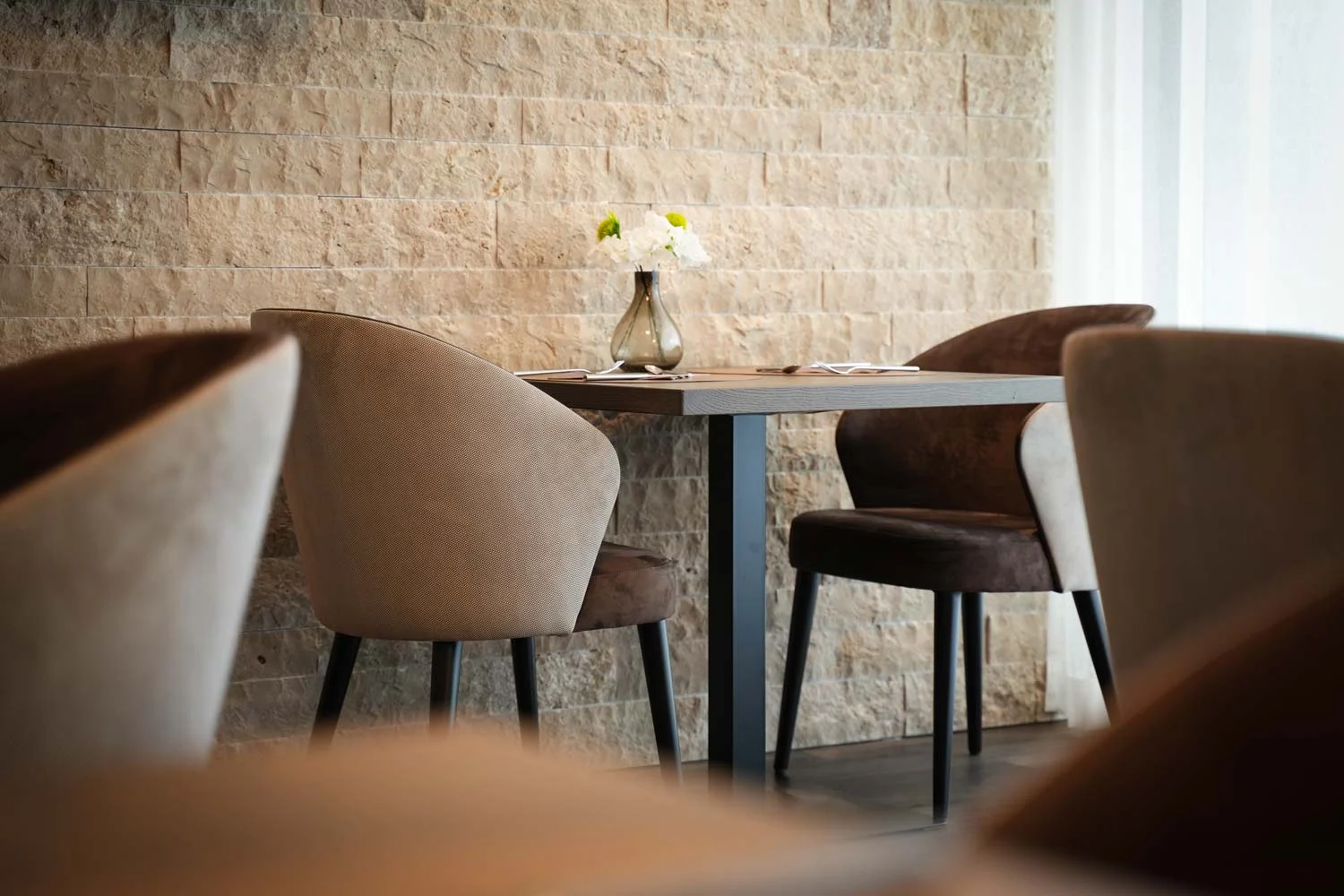 Appius Design Suites Appiano Bolzano breakfast buffet room Toronto armchair bs chairs —