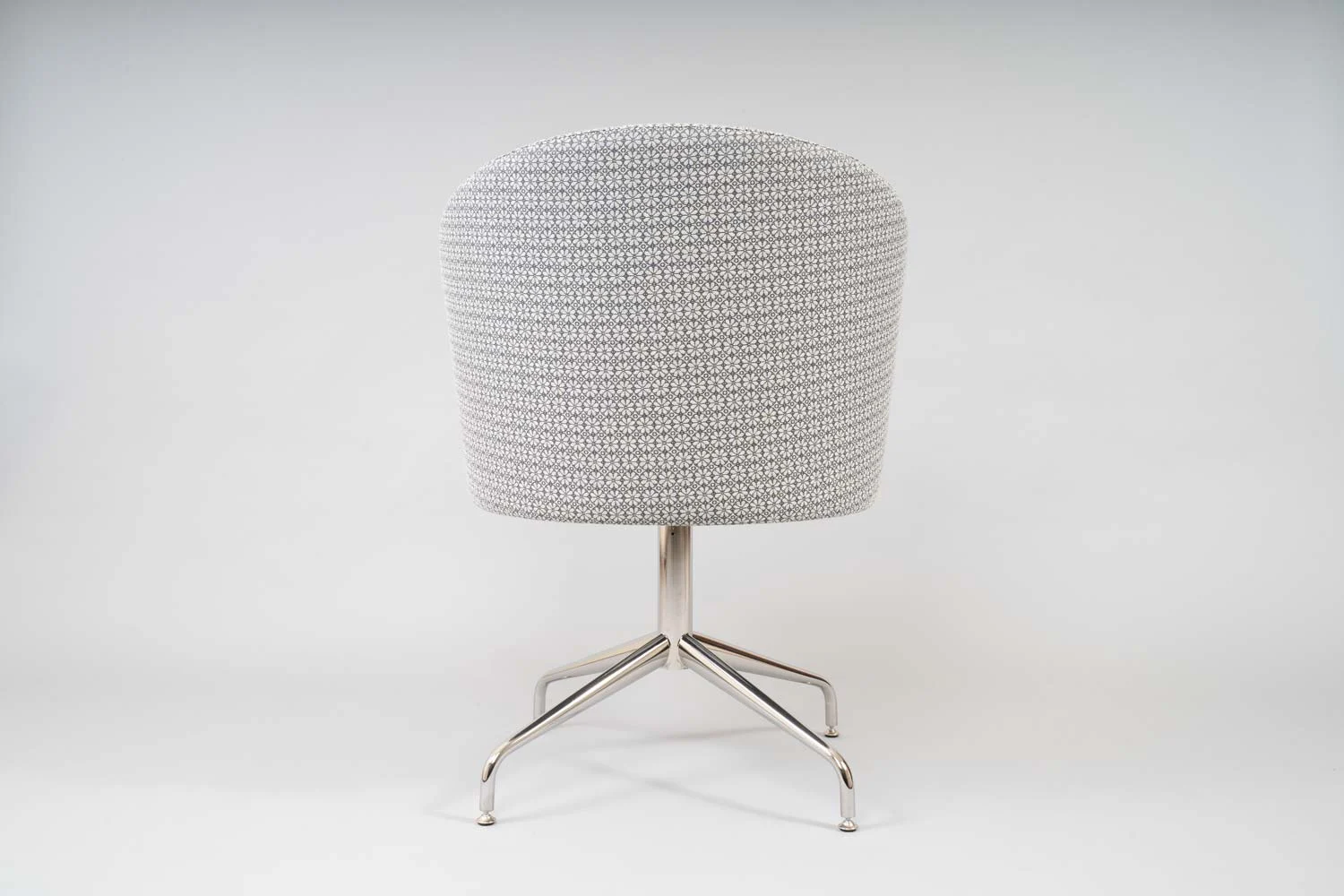 Oklahoma Grey Flowers Rear — interior design, arredamento, BS Chairs