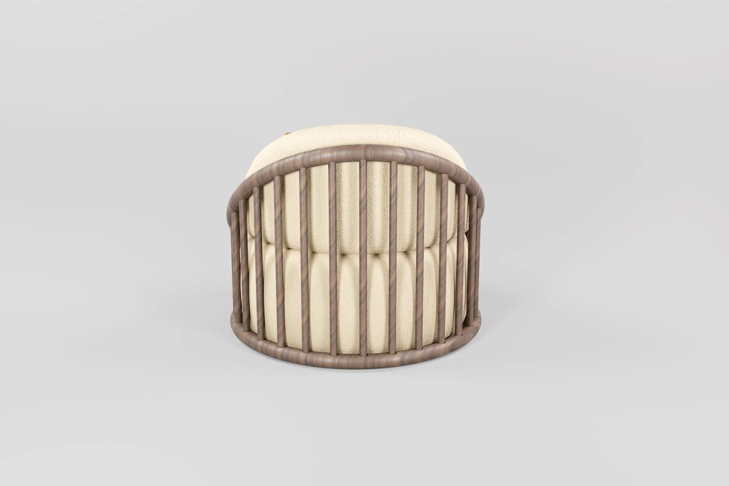 Cesare Beige — interior design, furniture, BS Chairs, rear view