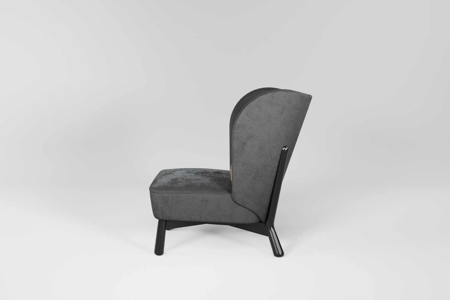 Evelyn — interior design, arredamento, BS Chairs, vista laterale