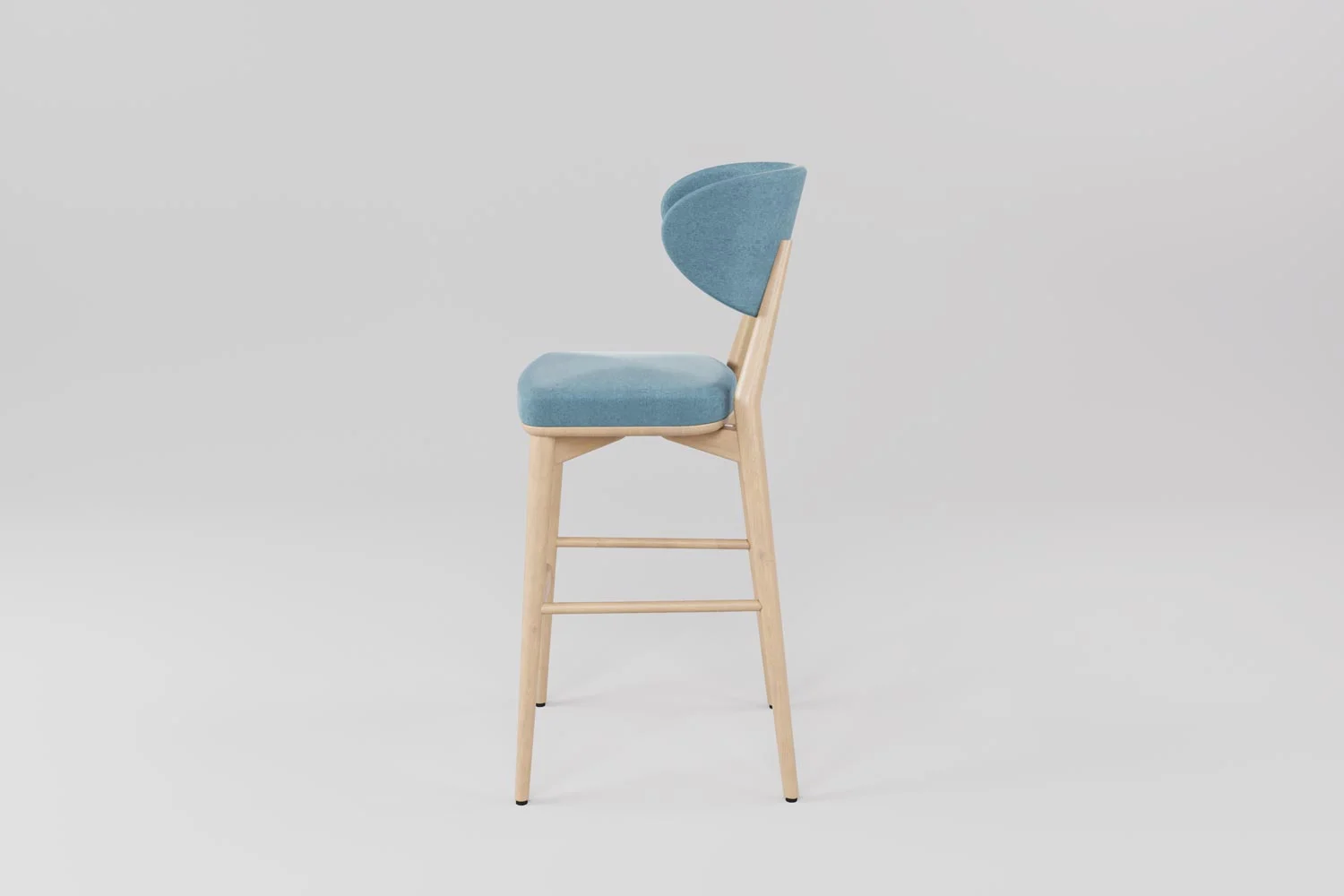Clio — interior design, arredamento, BS Chairs, vista laterale