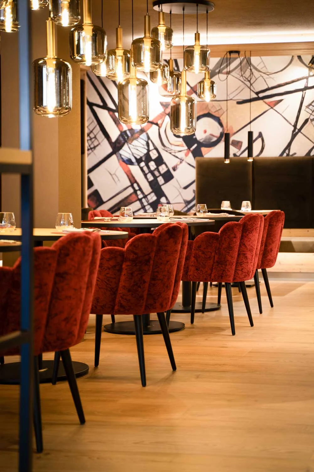 Belvedere Family Wellness Hotel San Martino di Castrozza Trento architetto de florian nuova sala