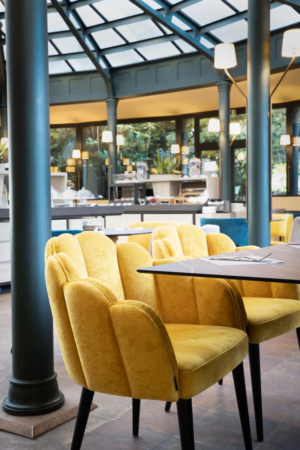 Posta Donini Hotel Restaurant und Spa Perugia, moderne und ländliche Möbel, Stühle – Inneneinrichtung