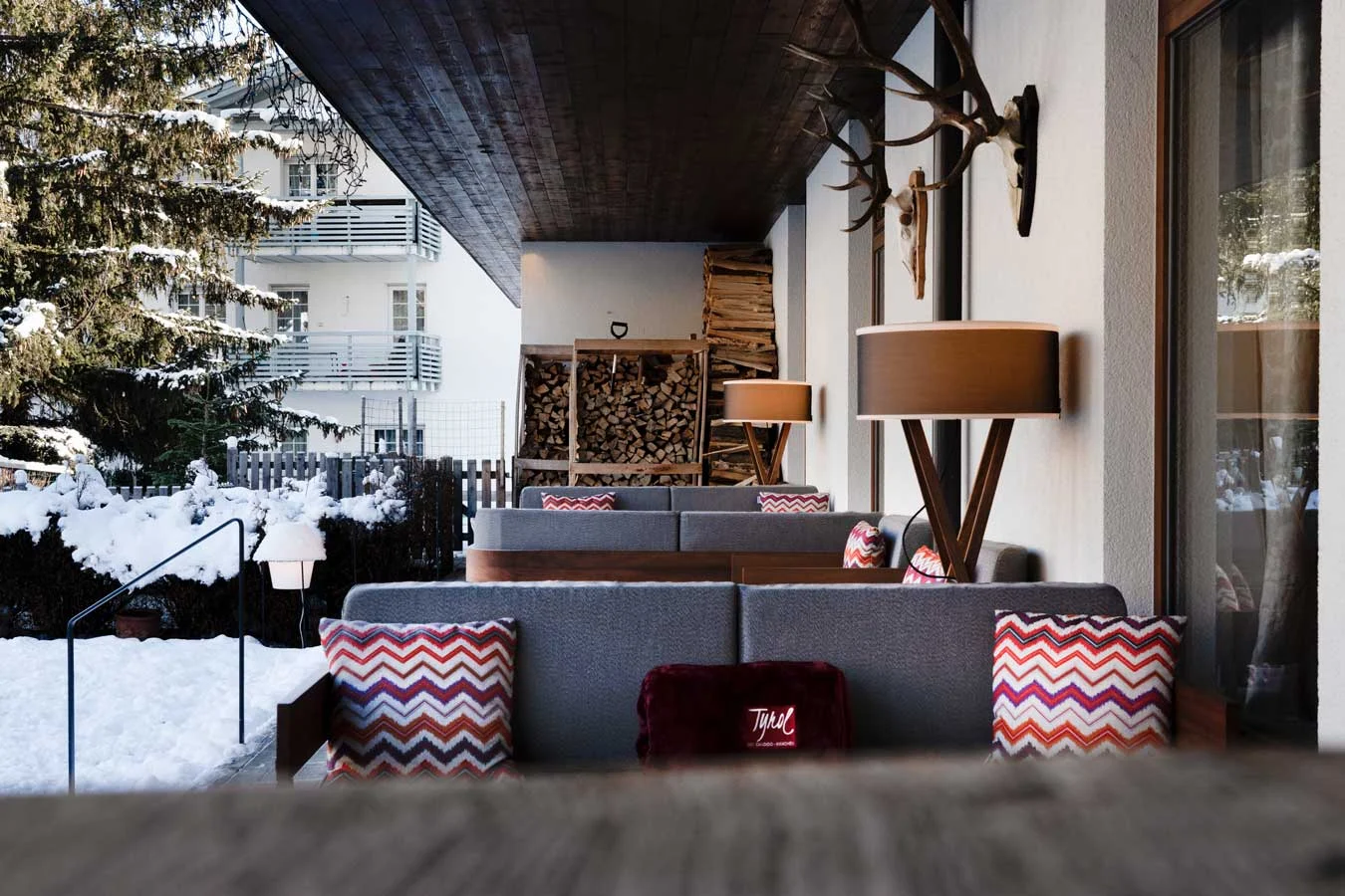 Best luxury hotel in San Candido Sport Hotel Tyrol luxury outdoor dining room furnishings —