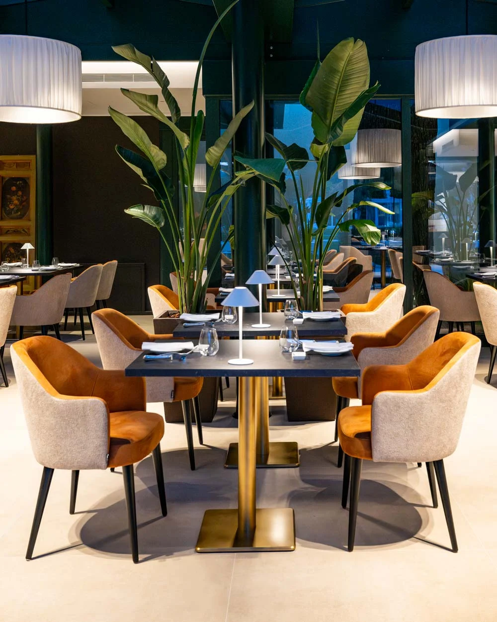The new restaurant at the Hotel Posta Donini in Perugia — interior design, furnishings, and BS Chairs
